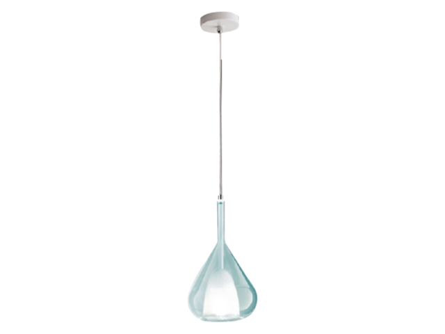 Fabas Luce Pendelleuchte Lila azurblau 63656 1