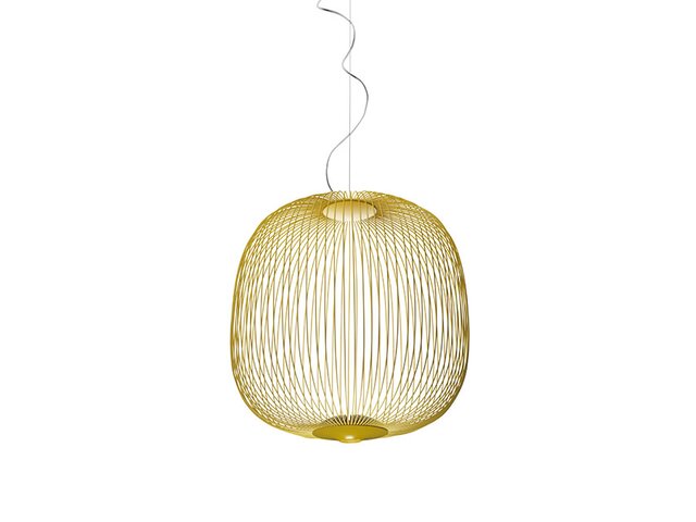 Foscarini Pendelleuchte Spokes gelb 1