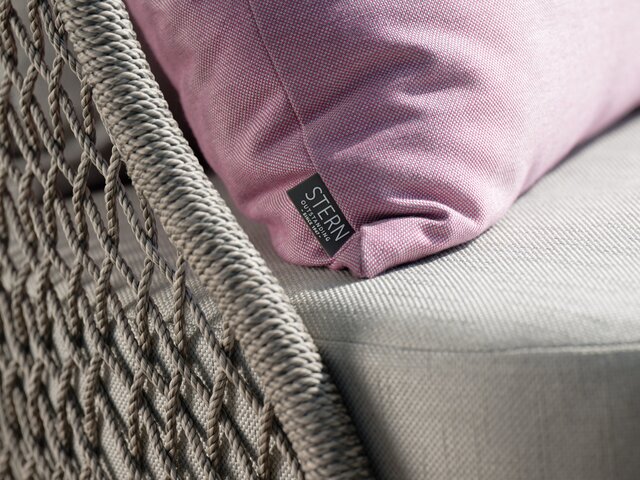 Stern Loungesofa Odea schwarz matt/salt 75942 4