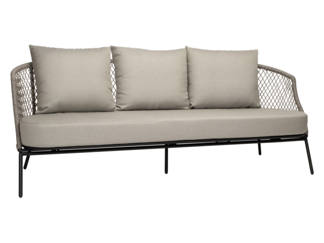 Stern Loungesofa Odea schwarz matt/salt 75942 1