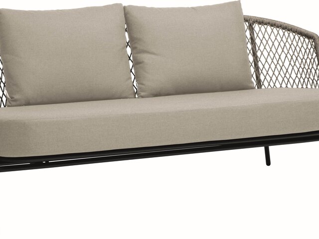 Stern Loungesofa Odea schwarz matt/salt 62547 1