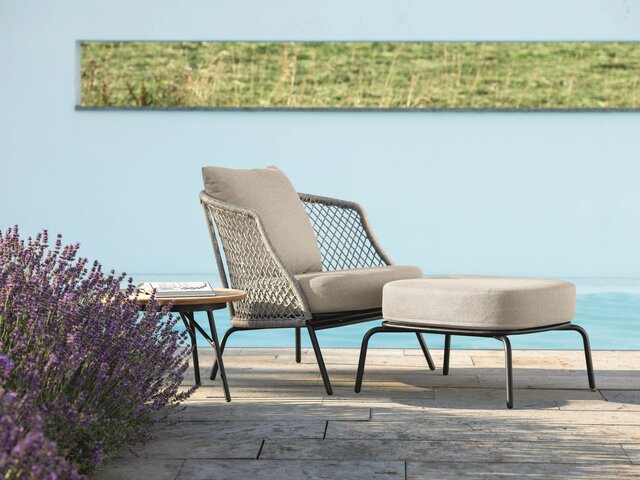 Stern Loungehocker Odea schwarz matt 62549 3