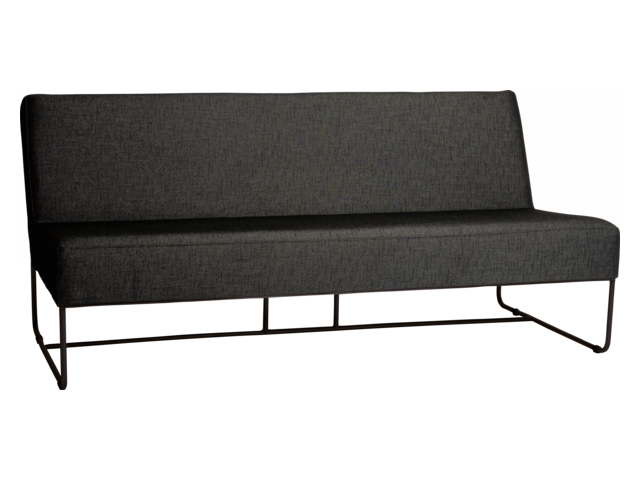 Stern Loungesofa Mia schwarz matt/seidenschwarz 62552 1