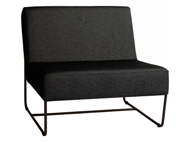 Stern Loungesessel Mia schwarz matt/seidenschwarz 62553 1