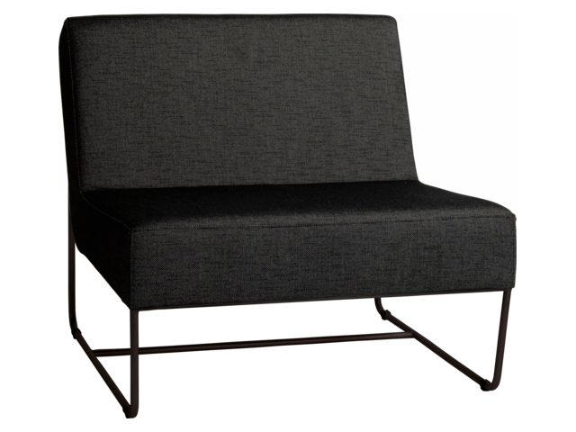 Stern Loungesessel Mia schwarz matt/seidenschwarz 62553 1