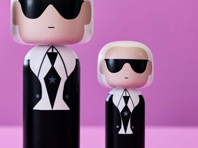 Lucie Kaas Kokeshi Puppe Karl Lagerfeld large 1