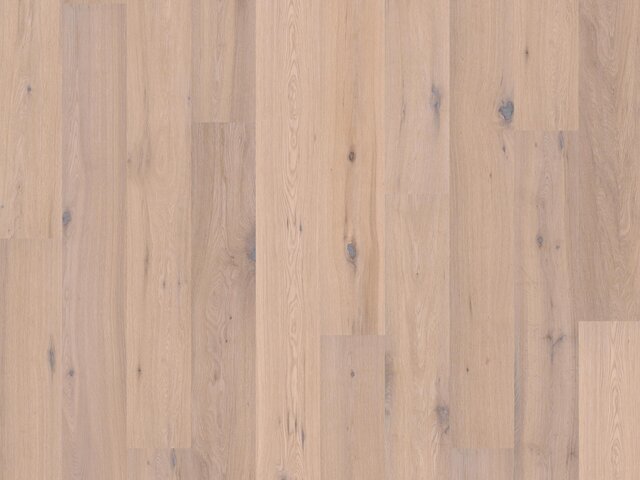 Landhausdiele Eiche / Astig / weiß matt versiegelt / gebürstet 75666 Landhausdiele Eiche / Astig / weiß matt versiegelt / gebürstet 75666