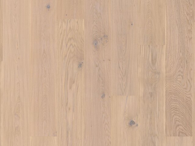 XL Breitdiele Eiche / Astig / weiß geölt / handgehobelt 75683