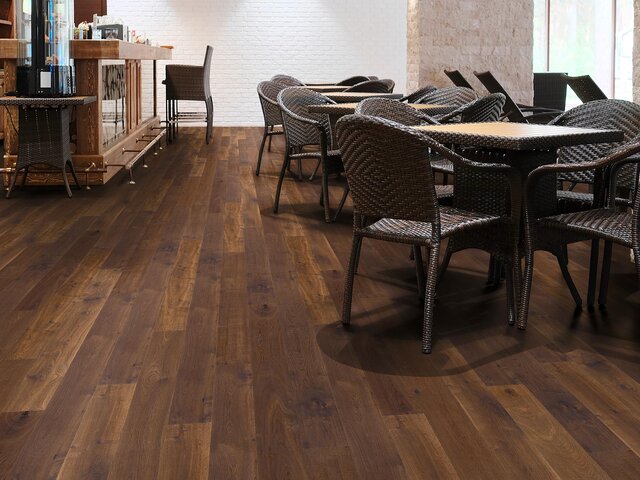 Langriemen Eiche / Astig / dunkel geräuchert geölt / handgehobelt 75698 3