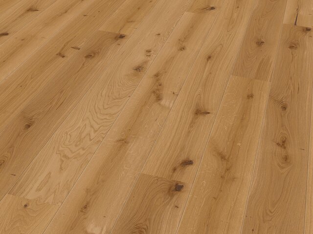 Landhausdiele Eiche / Astig / natur geölt / gebürstet 75452