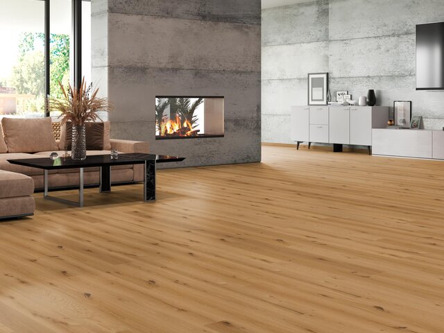 Landhausdiele Eiche / Astig / natur geölt / gebürstet 75452 3