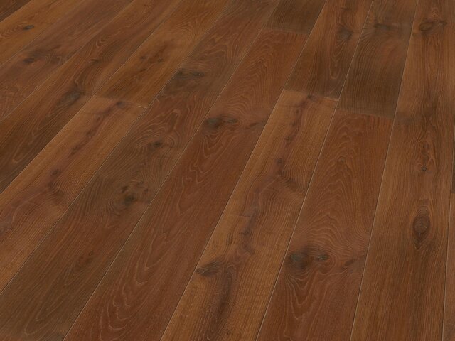 Landhausdiele Eiche / Astig / dunkel geräuchert natur geölt / gebürstet 75453 2