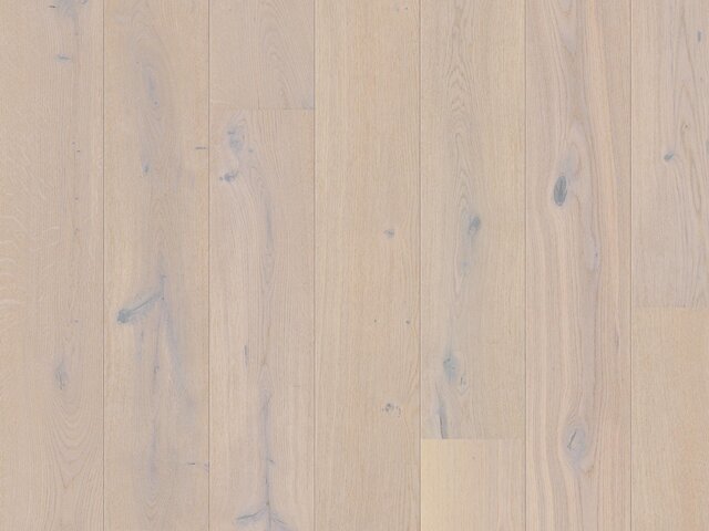 Landhausdiele Eiche / Astig / extra weiß geölt / gebürstet 75455 Landhausdiele Eiche / Astig / extra weiß geölt / gebürstet 75455