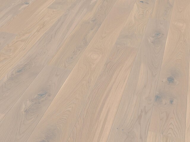 Landhausdiele Eiche / Rustik / extra weiß geölt / gebürstet 75469 2