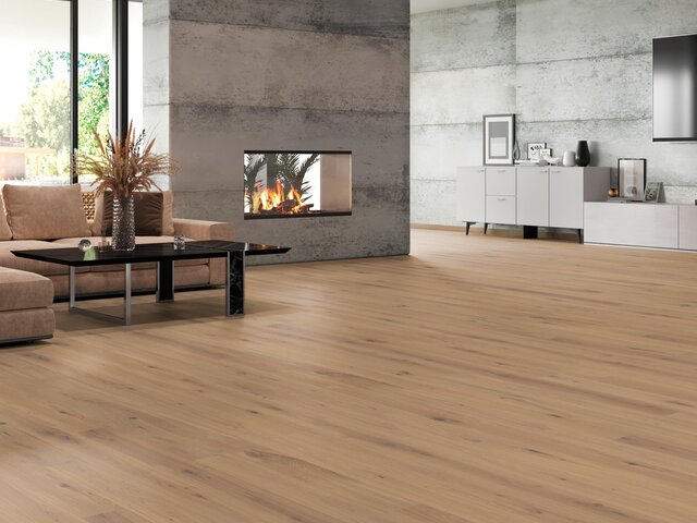 Landhausdiele Eiche / Rustik / transparent weiß geölt / gebürstet 75471 3