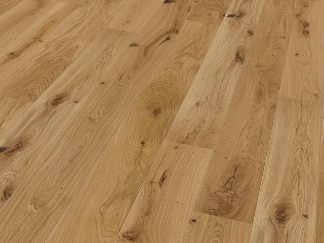 Landhausdiele Eiche / Astig / natur matt lackiert / gebürstet 75472 2