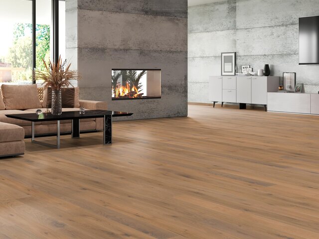 Landhausdiele Eiche / Rustik / angeräuchert weiß geölt / gebürstet 75473 3