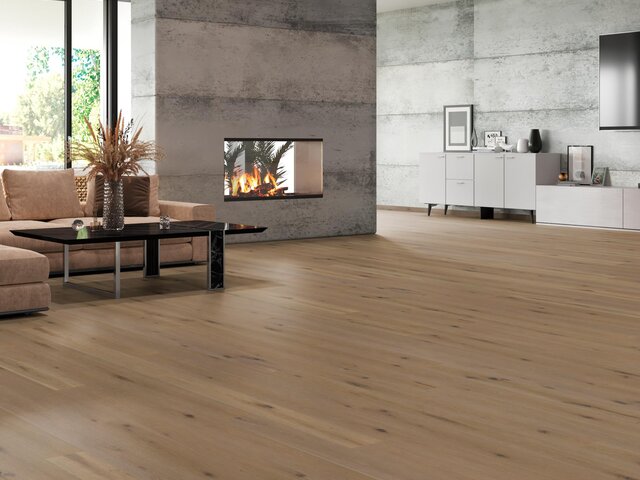 Landhausdiele Eiche / Rustik / grau braun geölt / gebürstet 75474 3