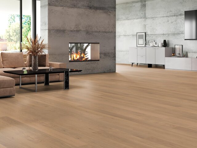 Landhausdiele Eiche / Select / transparent weiß geölt / gebürstet 75484 3 Landhausdiele Eiche / Select / transparent weiß geölt / gebürstet 75484 3