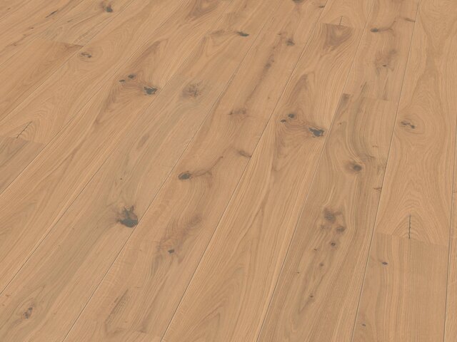 Landhausdiele Eiche / Rustik / leicht weiß geölt / gebürstet 75493 2