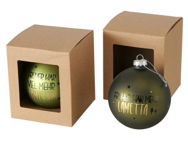 Boltze Weihnachtskugel Lametta 66962