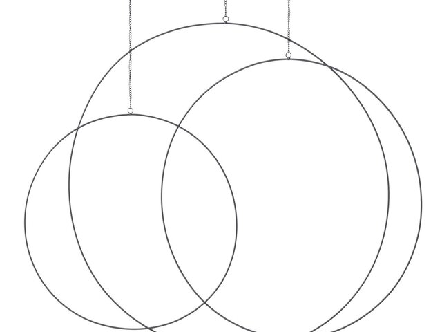 Boltze Dekoanhänger Rumba schwarz 67056 1