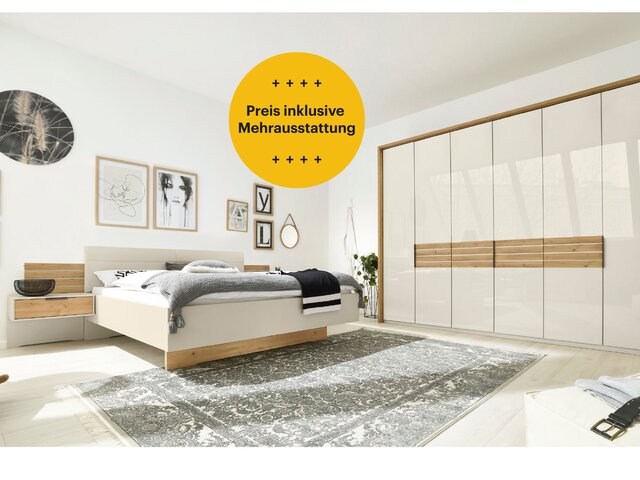 Interliving Schlafzimmer 1026 Eiche / champagner 1