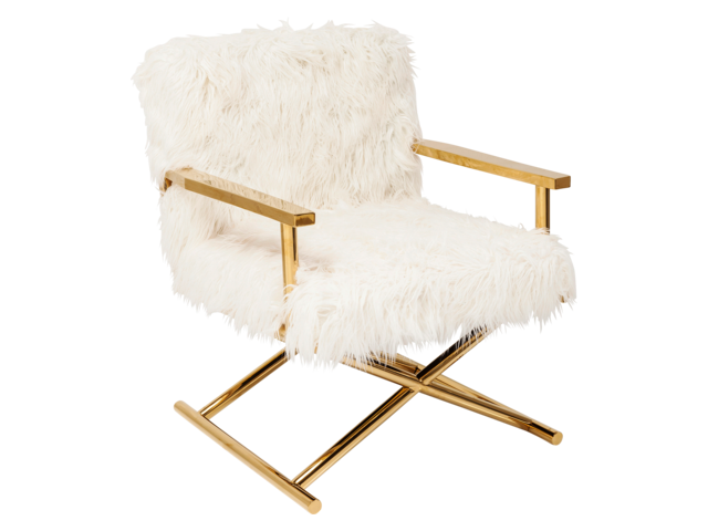 Kare Sessel Mr. Fluffy gold 64678 1