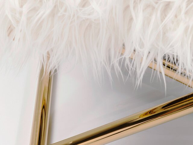 Kare Sessel Mr. Fluffy gold 64678 3