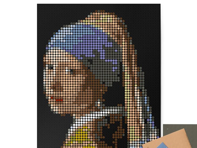 dot-on Sticker-Bastelset VERMEER Pixelart 67633 2