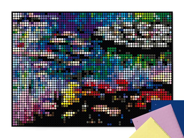 dot-on Sticker-Bastelset WATER LILIES Pixelart 67635 2