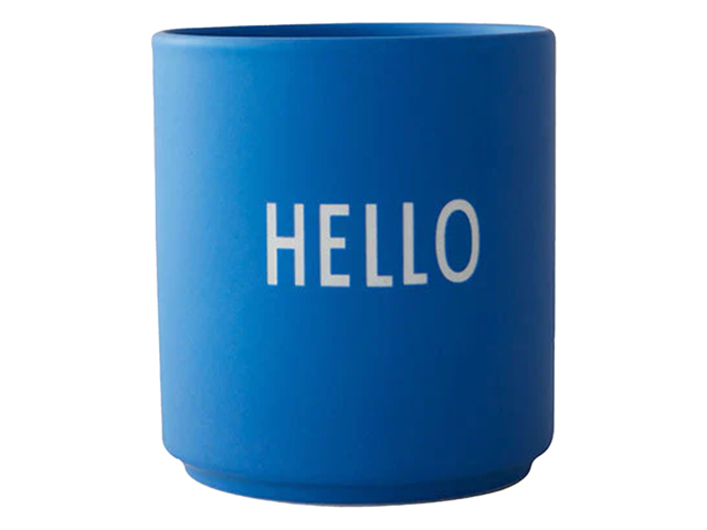 Design Letters Becher HELLO cobalt blue 65351 1
