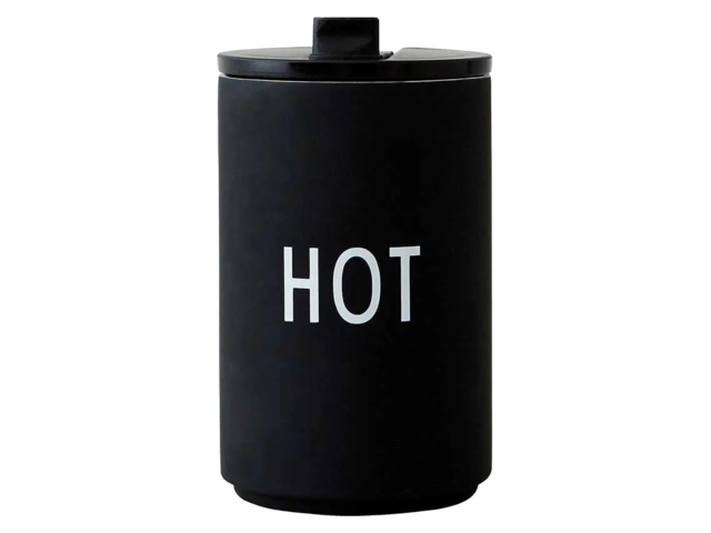 Design Letters Thermosbecher HOT schwarz 69266 1