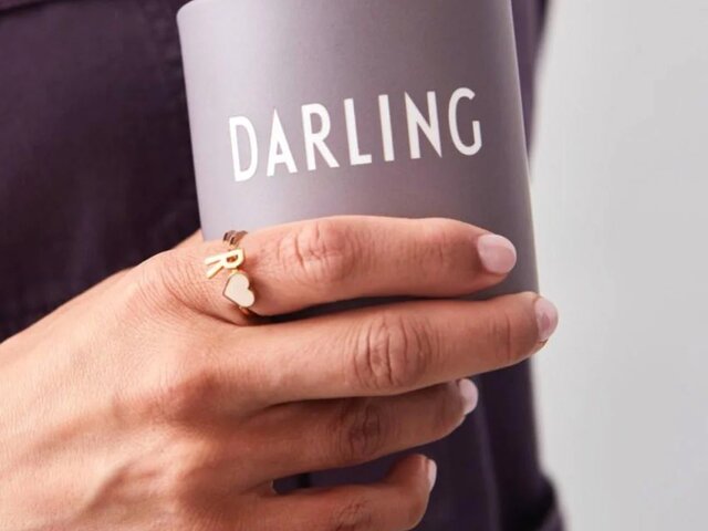 Design Letters Becher DARLING purple 69269 2