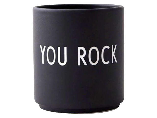 Design Letters Becher YOU ROCK schwarz 69271