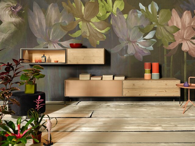 Anrei Wohnwand Lina natur 59639 2