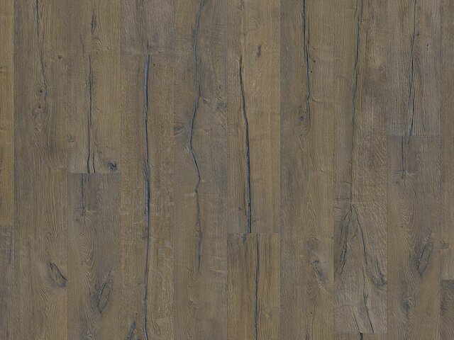 Landhausdiele Eiche / Rustikal kernrissig / antik-vergraut geölt / Naturgetrocknet - tiefgebürstet 75669