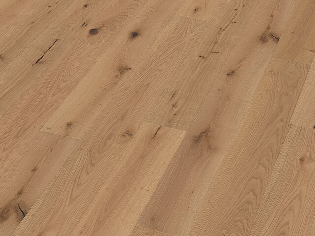 Landhausdiele Eiche / astig / leicht weiß geölt / gebürstet 75875 2