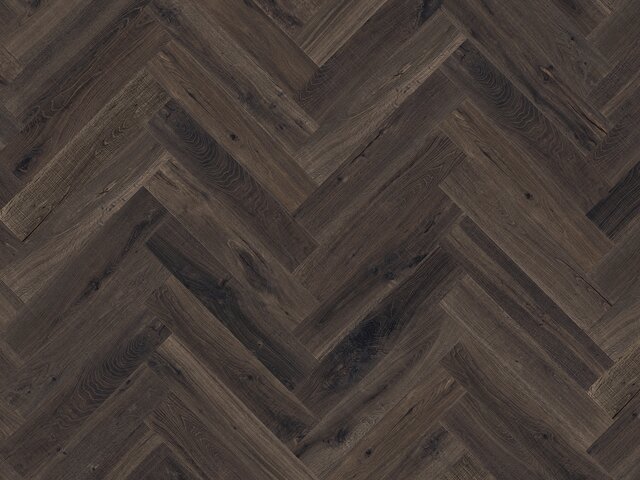 Fischgrät Eiche / Astig / schiefergrau geölt / naturgetrocknet gesägt gebürstet 76103 1