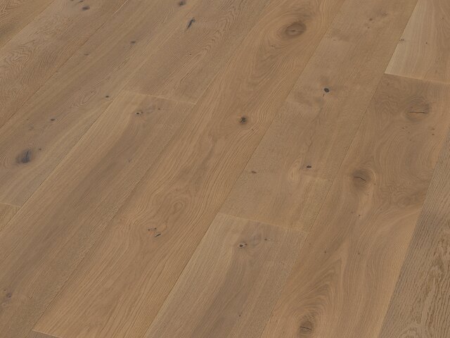 XXL Chaletdiele Eiche / Astig / angeräuchert weiß geölt / gebürstet 76108 2