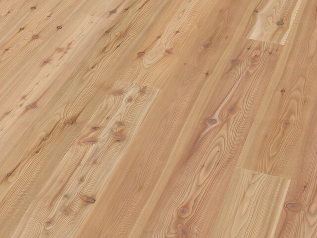 Landhausdiele Lärche / Astig / gelaugt weiß geölt / gebürstet 76114 2