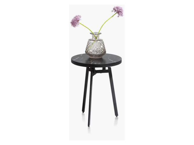 xooon Beistelltisch Halmstad eiche/schwarz 42685