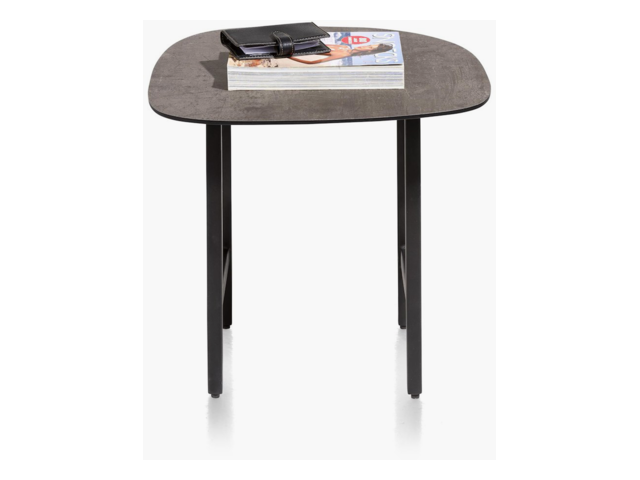 xooon Beistelltisch Fresno beton/schwarz 62903 1