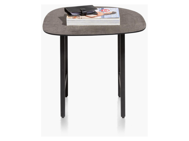 xooon Beistelltisch Fresno beton/schwarz 62903 1