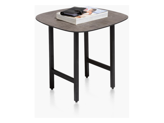 xooon Beistelltisch Fresno beton/schwarz 62903 2