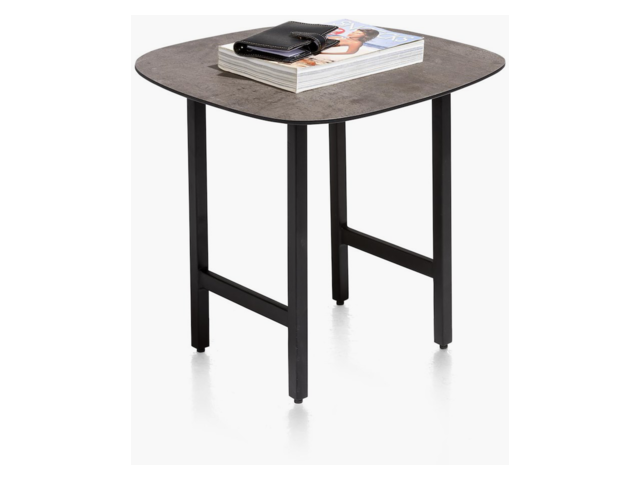 xooon Beistelltisch Fresno beton/schwarz 62903 2