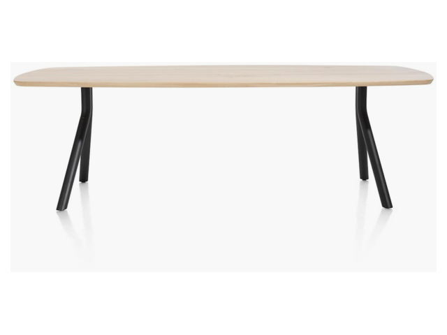 xooon Esstisch Arvada eiche/schwarz 62956 3