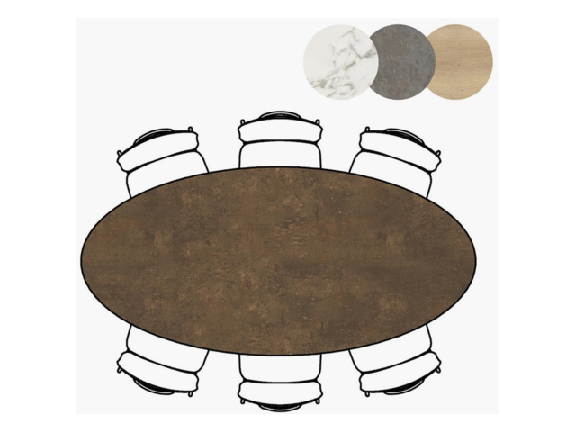 xooon Esstisch Masura keramik rost/schwarz 63644 1