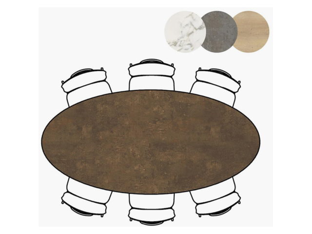 xooon Esstisch Masura keramik rost/schwarz 63644 1