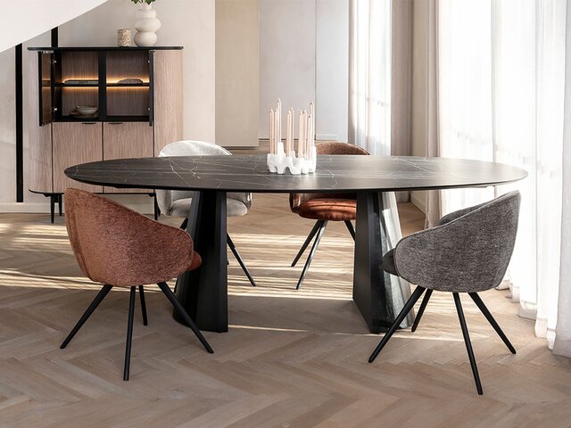 xooon Tisch Arabax marmor schwarz 1